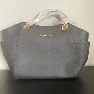 Michael Kors JST LG Chain Shoulder Tote Bag